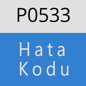 P0533 hatasi