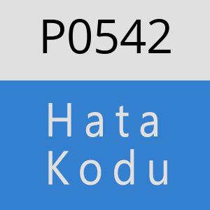 P0542 hatasi