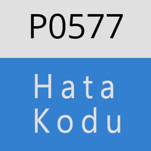 P0577 hatasi