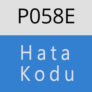 P058E hatasi