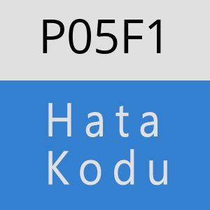 P05F1 hatasi