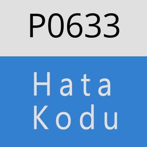 P0633 hatasi