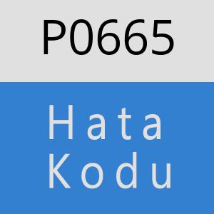 P0665 hatasi