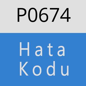 P0674 hatasi