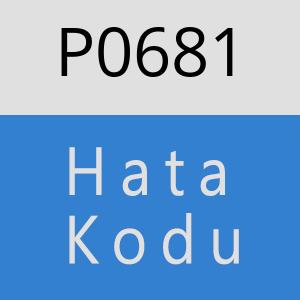 P0681 hatasi