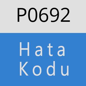 P0692 hatasi