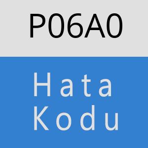 P06A0 hatasi