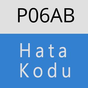 P06AB hatasi