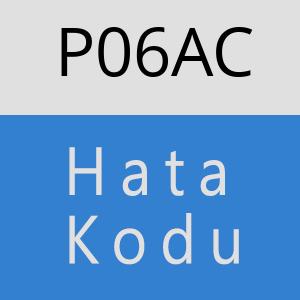 P06AC hatasi