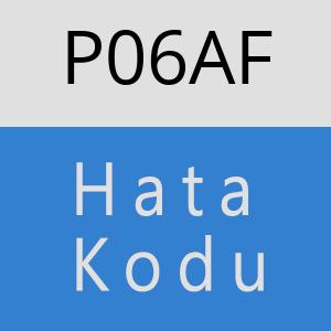 P06AF hatasi