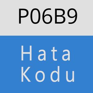 P06B9 hatasi