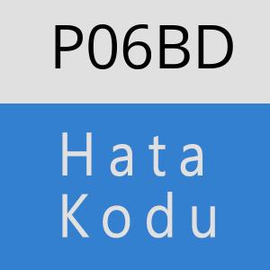 P06BD hatasi