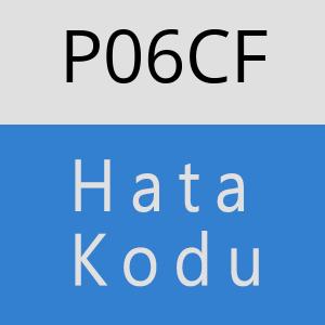 P06CF hatasi