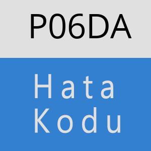 P06DA hatasi