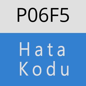 P06F5 hatasi