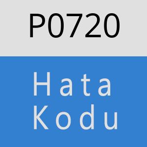 P0720 hatasi