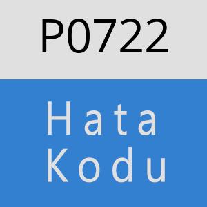 P0722 hatasi