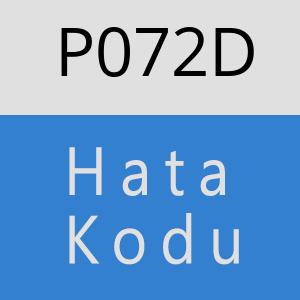 P072D hatasi