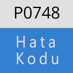 P0748 hatasi