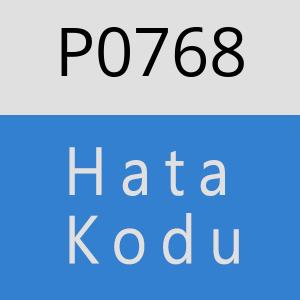 P0768 hatasi