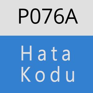 P076A hatasi