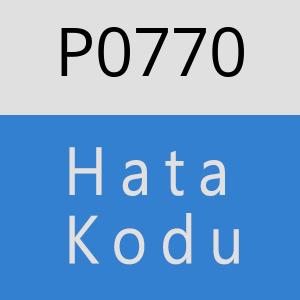 P0770 hatasi