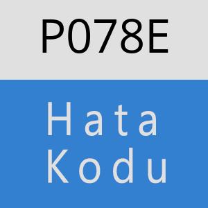 P078E hatasi