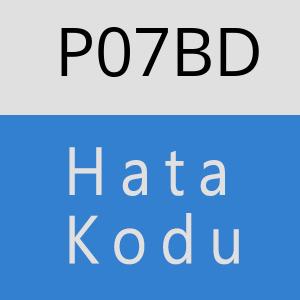 P07BD hatasi