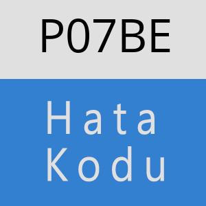 P07BE hatasi