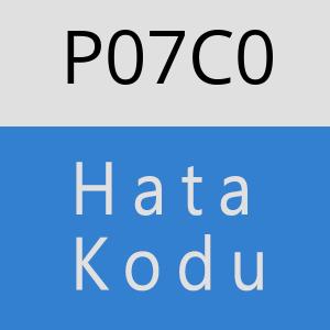 P07C0 hatasi