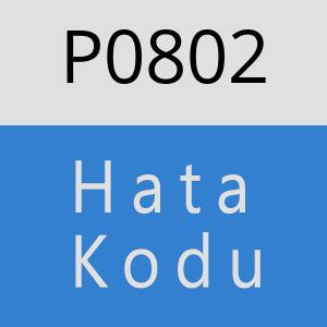 P0802 hatasi