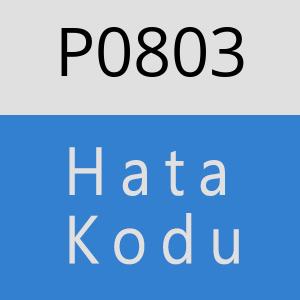 P0803 hatasi