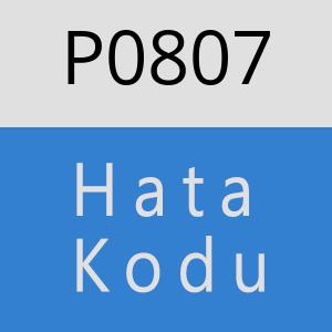 P0807 hatasi