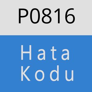 P0816 hatasi