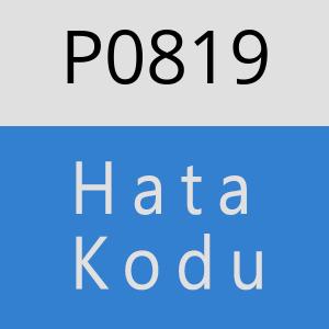 P0819 hatasi