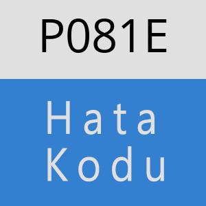 P081E hatasi