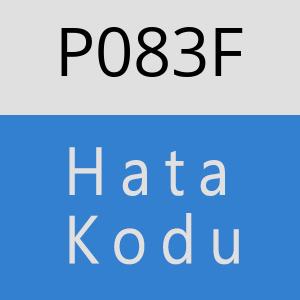 P083F hatasi