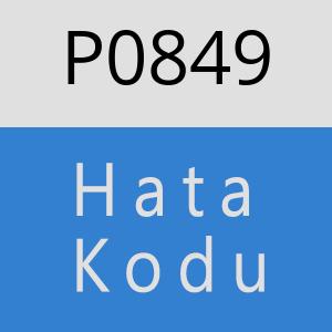 P0849 hatasi