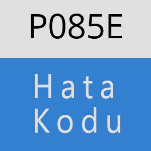 P085E hatasi