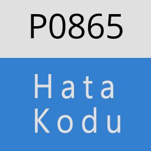 P0865 hatasi