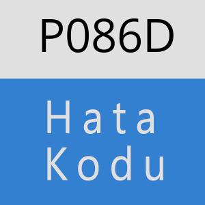 P086D hatasi