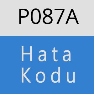 P087A hatasi