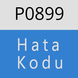 P0899 hatasi