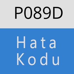 P089D hatasi