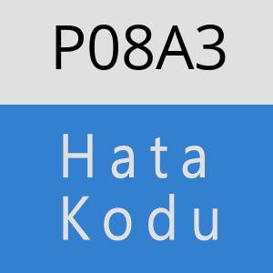 P08A3 hatasi