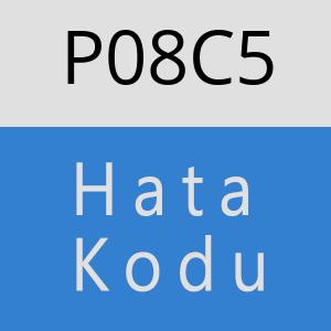 P08C5 hatasi