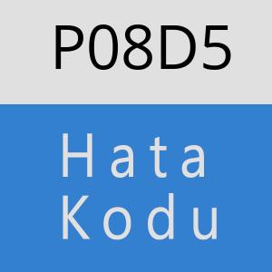 P08D5 hatasi