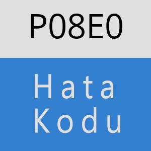 P08E0 hatasi