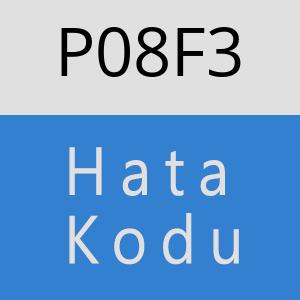 P08F3 hatasi