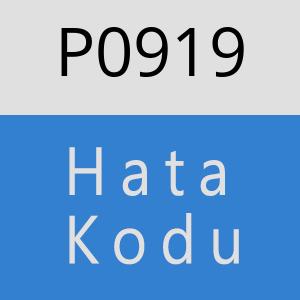 P0919 hatasi